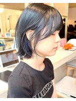 アフロートリノ(AFLOAT Leino)&nbsp;【修】20代30代40代◎透明感カラー×韓国切りぱなしボブ