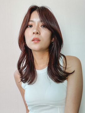 ジョエミバイアンアミ(joemi by Un ami) ★イメチェン小顔似合わせカット斜めバンググレージュカラー