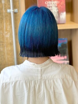 リブロ(liblo) ボブ × ブルーグラデーション【liblo】