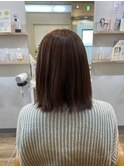 切りっぱなしボブ/エアリーロング/美髪/ピンクブラウン/高円寺