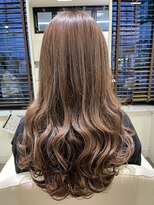 ジュイール 武蔵村山店(jouir) ピンクブラウン×波ウェーブ