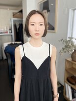 ルドワ(Rudowa)&nbsp;ぱつっとボブ/ブリーチなしベージュ