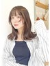 【低刺激☆透明感】アドミオカラー＋カット＋リンケージTR￥11500☆グレイ可