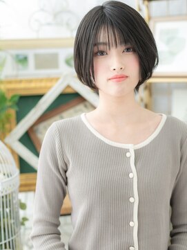 カバーヘア ブリス 戸田公園西口店(COVER HAIR bliss) アースカラー前下がりショートマッシュc5戸田公園20代30代40代