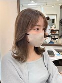 ライトブラウン/ふんわり感と動きで魅せるレイヤー