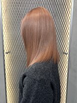 スリーバイベルベット(THREE...by velvet)&nbsp;モカベージュ/ブリーチカラー/ダブルカラー/博多