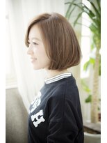 メンズアンドレディース モテナ&nbsp;ひし形ショート ベージュ系カラー 大人ボブ【モテナ 豊田 浄水】