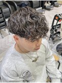 スペインカール外国人風パーマ波巻きパーマメンズパーマ