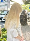ブロンドベージュ/ストレートロング