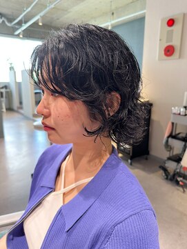 アム(amu) くせ毛カット/ウルフパーマ/ボブパーマ/くせ毛風パーマ