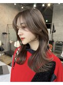 《顔まわり》小顔見えNo.1！垢抜ける顔まわりレイヤーカット