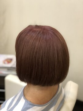 ヘアメイク サン(Hair Make Sun) 春色ピンクのグレイカラー