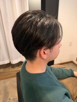 メンズクリスプ センターパート