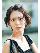 クレスアール&nbsp;大人ショート/前髪なし/上品シルエット/抜け感/艶髪