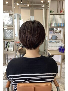 アシャ ヘアー ソリューション 神戸店(asha hair solution) イメチェン/ピンクベージュ/アンブレラカラー/前髪/摂津本山