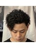 人気沸騰中!【新規限定カット&パーマ】メンズカット+縦落ちパーマ