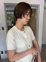 アンフェインド02(UNFEIGNED 02) ダークパープル/ナチュラルショート/ミルクブラウン/夏/名古屋