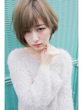 シエン 本店(CIEN) CIEN by ar hair『片瀬真吾』ショートボブ＋ベージュ