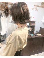 ヘアーアンドアトリエ マール(Hair&Atelier Marl)&nbsp;【Marl】フォギーベージュカラーの外ハネボブ♪