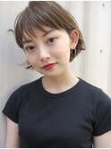 【morio】大人かわいいシースルーバングショートボブ