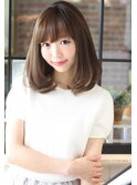 美髪　ミディアム　フレンチボブ かきあげもOK