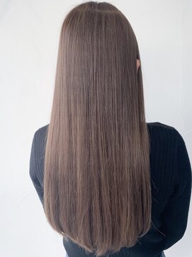 ローウェ 青山 表参道(Louwe) ココアブラウンカラー☆縮毛矯正 髪質改善 白髪染め イルミナ