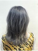イメチェンメルティーカラー似合わせカットウェーブミディアム