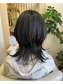 【AMAZING HAIR 中沢店/長島】ハイレイヤーウルフ/透明感カラー