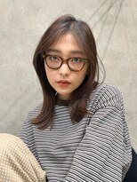 メゾンドイギー(MAISON de IGGY)&nbsp;アンニュイくびれヘアミルクベージュブリーチなしカラー