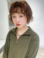 アイティーバイアルバム 北千住店(IT by ALBUM)&nbsp;ブラウンボブパーマ_ショコラアッシュヘルシースタイル_ba421551