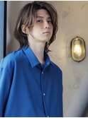 外国人風グラデーションカラー/ウルフレイヤー/自由が丘