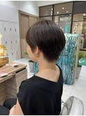 大人かわいい 20代30代40代 丸み小顔ショート◎【篠崎】