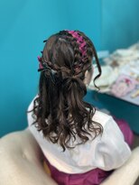 リエラ 新宿(RIERA)&nbsp;レースアップ×立体リボンハーフアップ