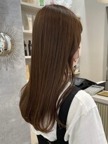 ポジ(poji)&nbsp;ミルクティーベージュカラー　ケアブリーチカラー　ミディアム