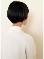 トップヘアーラウンジ 知立(TOP HAIR Lounge)&nbsp;顔周りマッマッシュショート/前髪パーマ/アッシュブラック