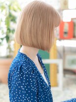 カバーヘア イヴ 戸頭店(COVER HAIR EVE)&nbsp;★外国人風ハイトーンカラー切りっぱなしボブ10代20代30代★10