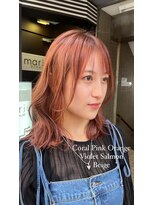 マージュ ギンザ(marju GINZA)&nbsp;ハイトーンカラー/ニュアンスカラー/ハイライト/オレンジ
