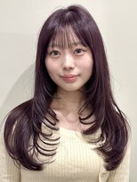 ユニコ(unico)&nbsp;韓国風/レイヤー/小顔/前髪カット/髪質改善/グレージュ/透明感