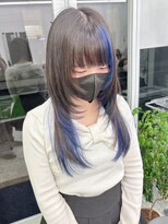 エニフォーイーストハム(Eni for eastham)&nbsp;シアーブラウン/ブルーメッシュ/シャギーレイヤー