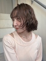 カナエ(CaNaE)&nbsp;フェイスレイヤー×ニュアンスボブパーマ