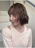 フェイスレイヤー×ニュアンスボブパーマ