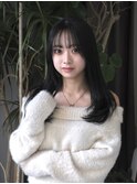 レイヤーカット／ナチュラル／モテ髪/銀座/ロングレイヤー