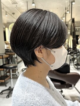 ラボー ノースプラザ店(LA'BO) 【LA'BO三浦】黒髪艶感ショート