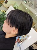 ハンサムショート☆ブルーハイライト