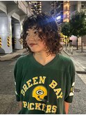 強めスパイラルパーマ