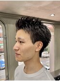 スパイキーショートピンパーマ