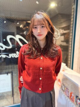 ノエ(Noe) 韓国ヘア2wayバングシースルーバングフェミニンロング前髪