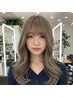 【新規限定】 カット + 透明感カラー + 選べる髪質改善トリートメント