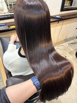 エトネ ヘアーサロン 仙台駅前(eTONe hair salon) ［ eTONe ］髪質改善wine red