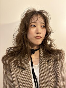 アオ(AO。) ベージュカラー/透明感カラー/顔まわりレイヤーカット/横浜